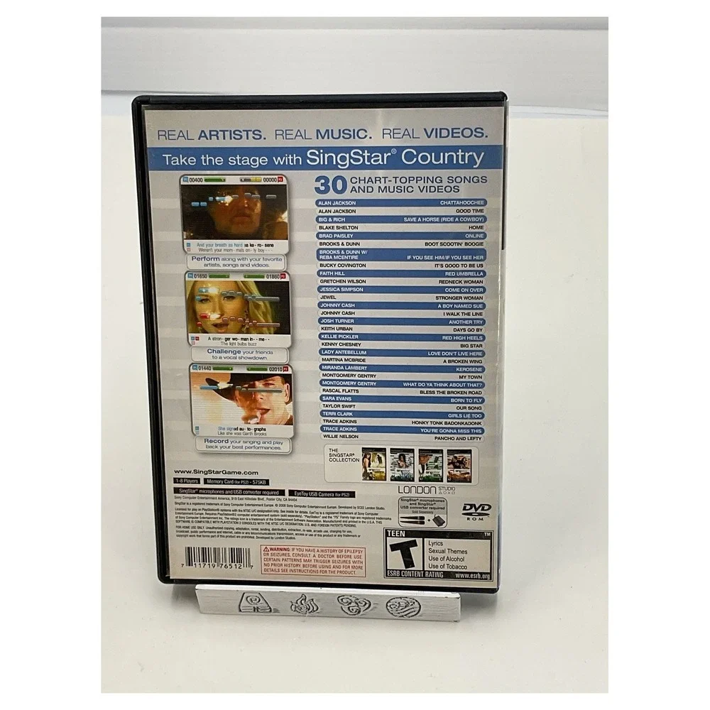 SingStar Country for PlayStation 2 PS2 Game‎